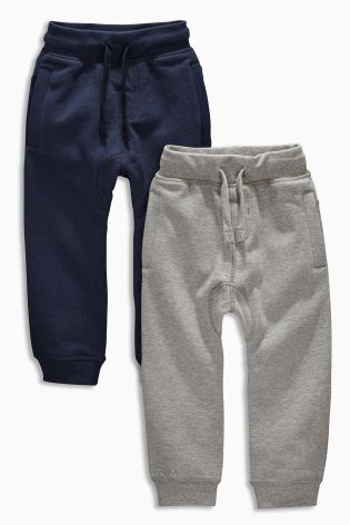 Navy/Grey Joggers Two Pack (3mths-6yrs)